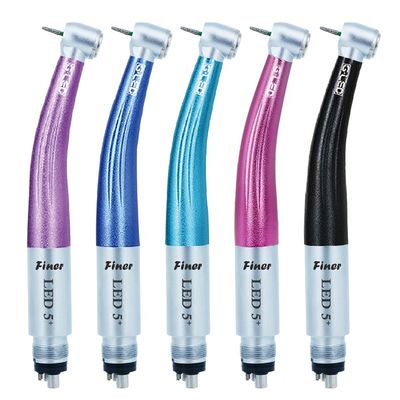 2穴4の穴の5 LEDの高速空気タービンのハンドピースの金属材料