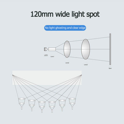 3500-5500K LED の歯科椅子ライト取り外し可能な Shadowless 8 つの球根