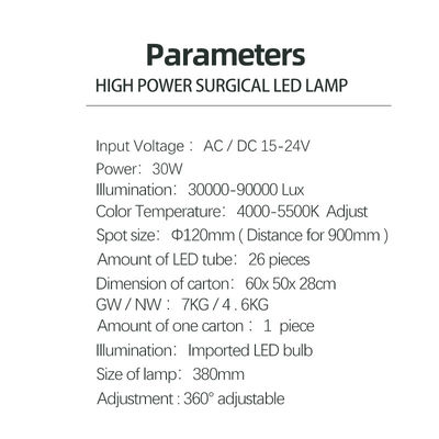 LEDの色温度の調節を用いる歯科椅子ライト