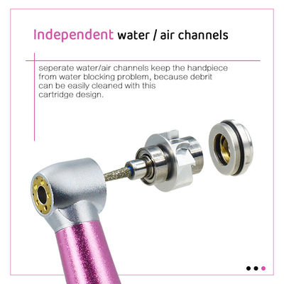 5つのLEDの軽い陶磁器軸受けとの5水スプレー歯科高速Handpiece