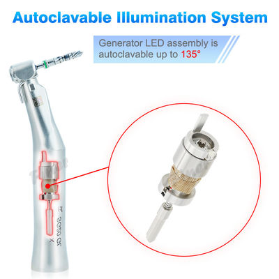 2000rpm歯科インプラントHandpiece発電機LEDライトで造られる20/1の反対側の角度